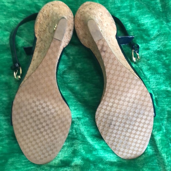 Authentic GUCCI WEDGE SANTANDER ANKLE STRAP - Picture 2 of 10